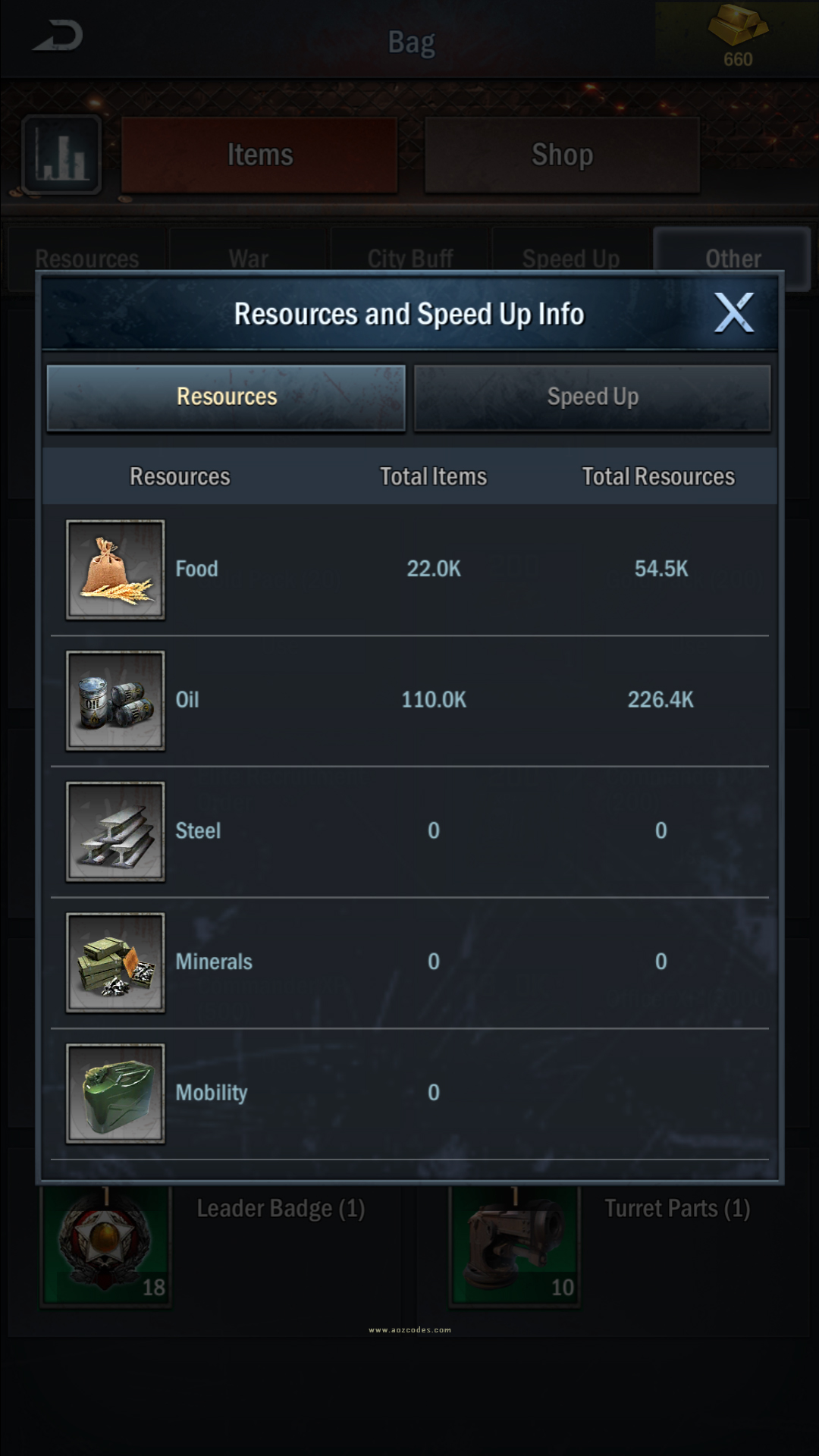 Resources and Speed Up Info Resources and Speed Up Info