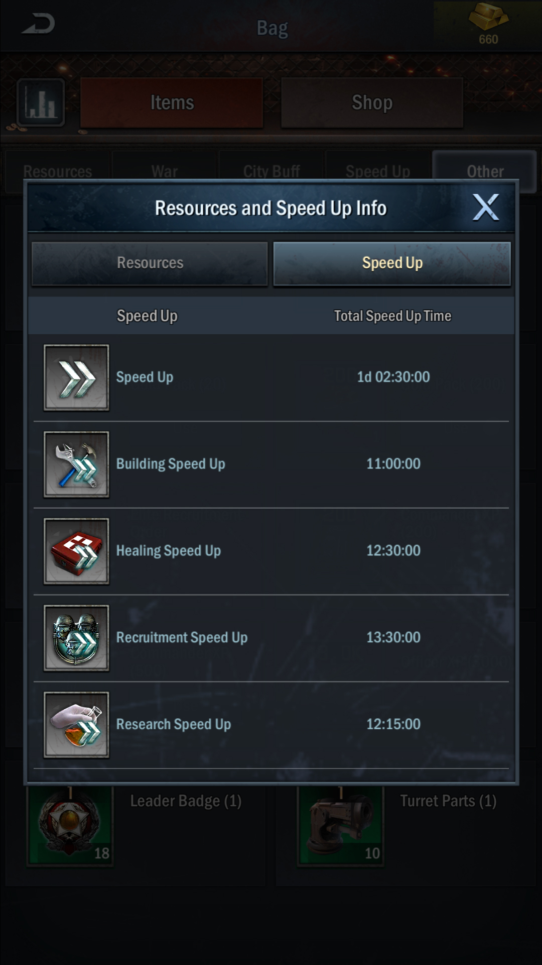 Resources and Speed Up Info Resources and Speed Up Info